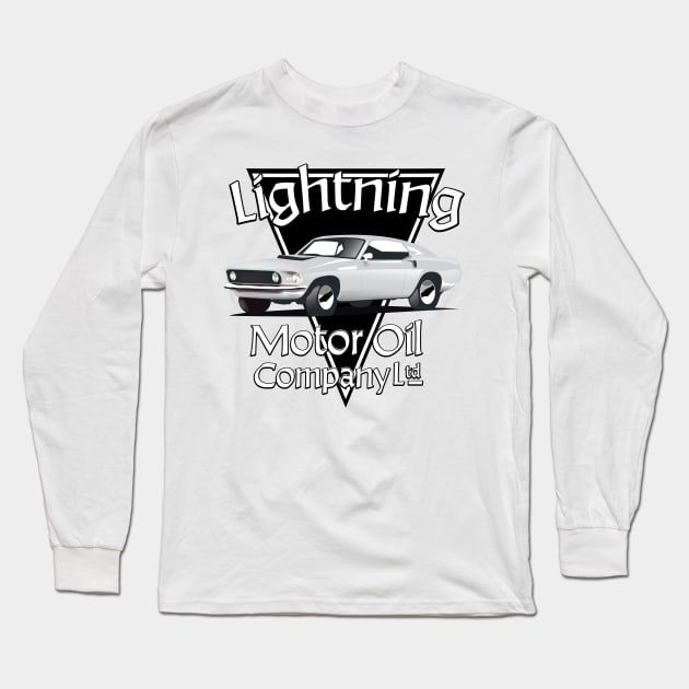 Lightning Motor Oil Company Ltd. Long Sleeve T-Shirt by nickemporium1